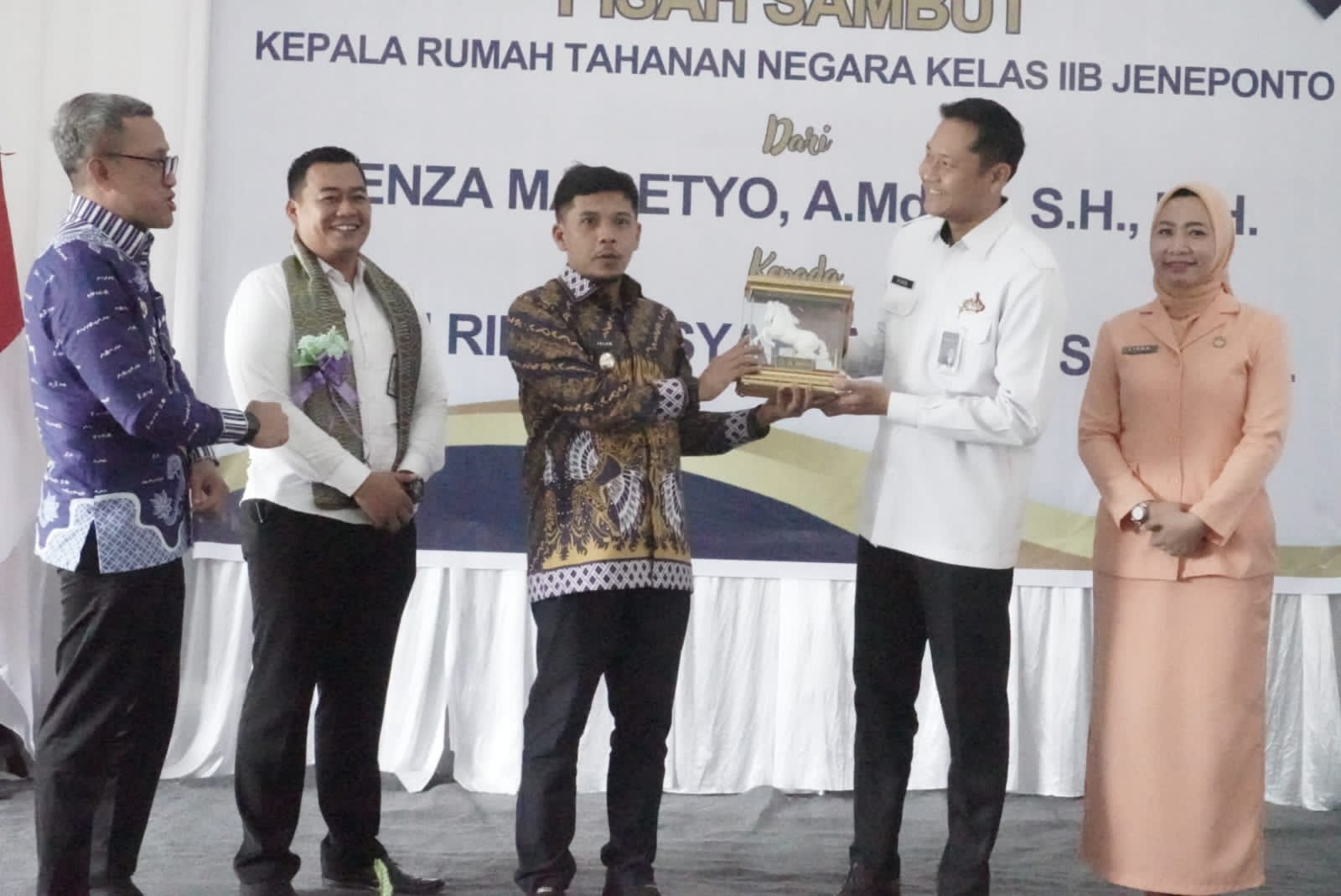 Bupati Jeneponto Hadiri Sertijab dan Pisah Sambut Kepala Rutan Kelas II B Kabupaten Jeneponto
