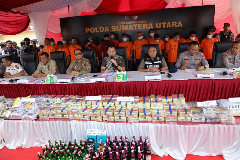 Kunci Berantas Narkoba,Kombes Calvijn: All For One, One For All Asta Cita Presiden, Polda Sumut Ungkap Jaringan Narkoba, Selamatkan 2.636.315 Jiwa