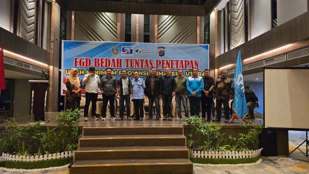 FGD Bedah Tuntas Penetapan Upah Minimum Sumut 2026, Penetapan Upah Tahun 2026 Bisa Diterima Semua Pihak