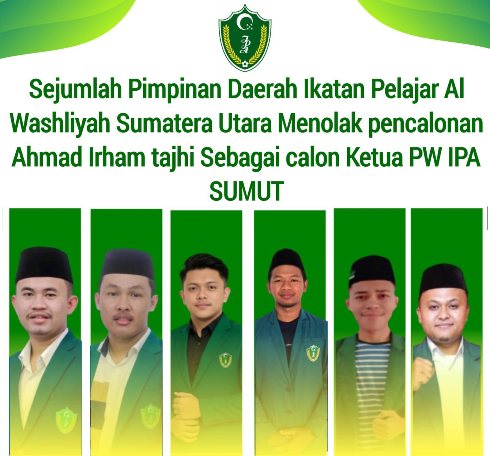 Ahmad Irham Tajhi Dinilai Tak Layak Jadi Calon Ketua PW IPA Sumut, Ketua IPA Medan: Kader Karbitan