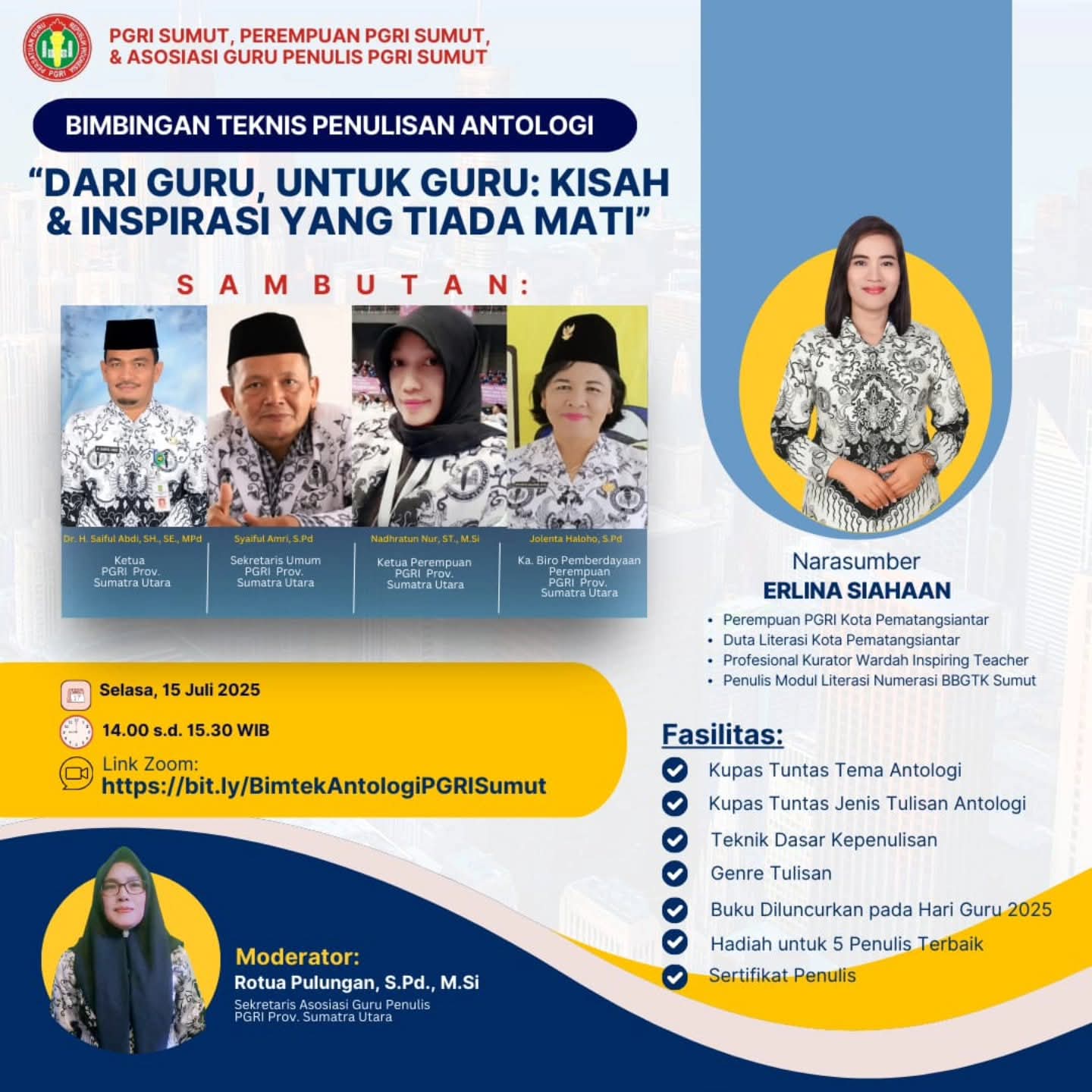 Antologi “Dari Guru, Untuk Guru” Siap Terbit, Dr. Saiful Abdi : Program Ini Memuliakan Guru Perempuan Sumatera Utara