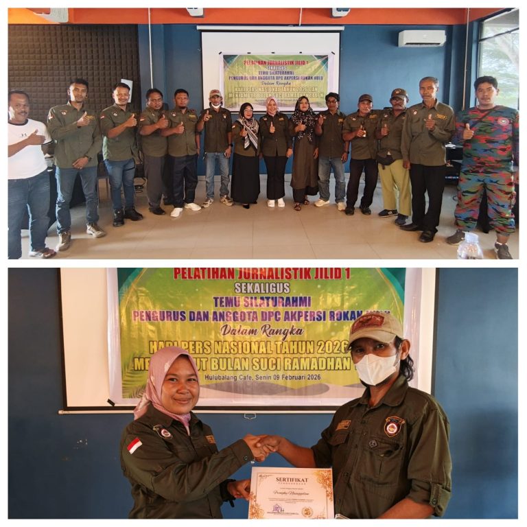 Bersempena HPN 2026, DPC AKPERSI Rohul Gelar Pelatihan Jurnalistik Dan Launching 2 Media