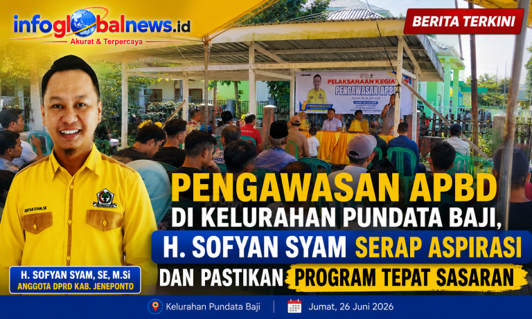Pengawasan APBD di Kelurahan Pundata Baji, H. Sofyan Syam Serap Aspirasi dan Pastikan Program Tepat Sasaran
