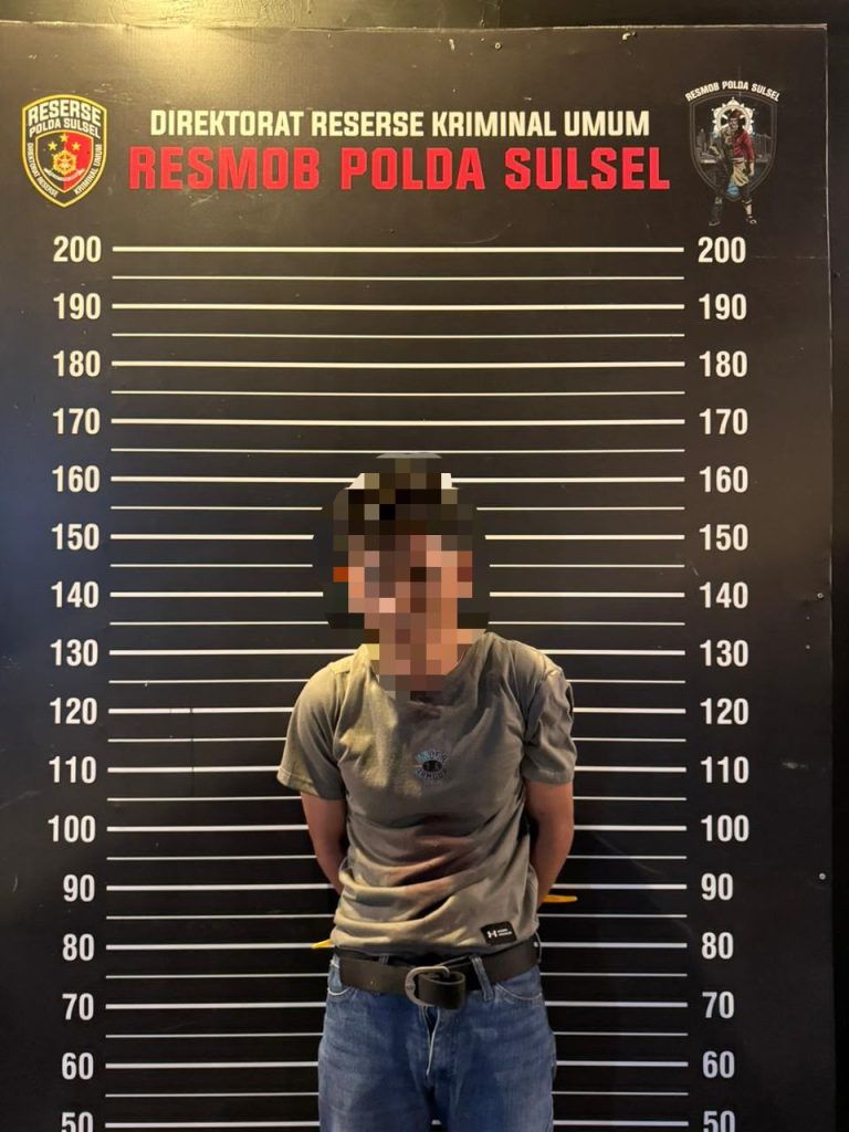 Unit Resmob Polda Sulsel Berhasil Mengamankan Pelaku Tindak Pidana Pembunuhan di Makassar