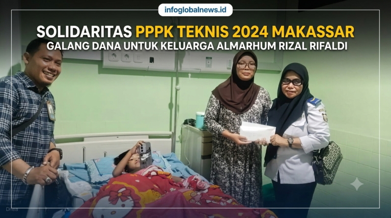 Solidaritas PPPKTeknis 2024 Makassar, Galang Dana Untuk Keluarga Almarhum Rizal Rifaldi
