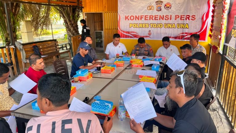 Kasus Pencurian Kantor PKK, Polres Touna Ungkap 4 Orang Tersangka