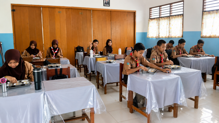 SPPG Tobadak 2 Distribusikan Makanan Bergizi ke Sekolah dan Posyandu di Tobadak