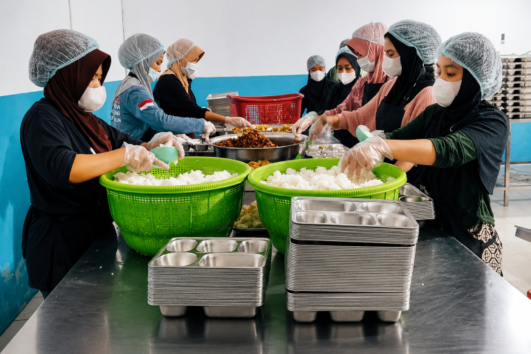 Dukung Generasi Sehat, SPPG Budong-Budong Barakkang Konsisten Salurkan Makanan Bergizi
