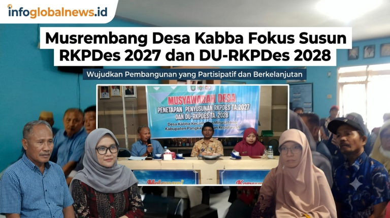 Musrembang Desa Kabba Fokus Susun RKPDes 2027 dan DU-RKPDes 2028, Wujudkan Pembangunan yang Partisipatif dan Berkelanjutan