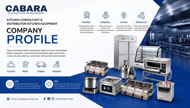 CABARA, Solusi Kitchen Equipment untuk Dapur Profesional dan SPPG: Berkualitas, Lengkap, Harga Kompetitif