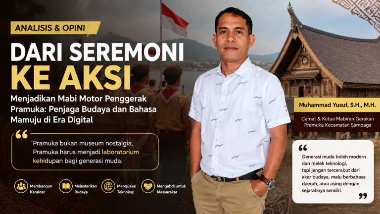 Pramuka Mamuju Ditantang Keluar dari Seremoni, Jadikan Bahasa dan Budaya Lokal Sebagai Gerakan Nyata