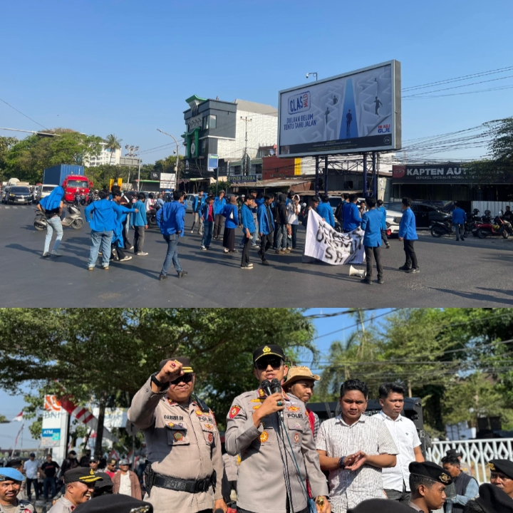 Pengamanan Humanis Polda Sulsel, Penyampaian Pendapat di Makassar dan Gowa Berjalan Aman dan Tertib