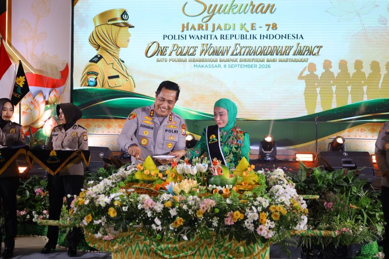 Syukuran Hari Jadi Ke-78 Polwan RI, Kapolda Sulsel Apresiasi Dedikasi dan Profesionalisme Polwan