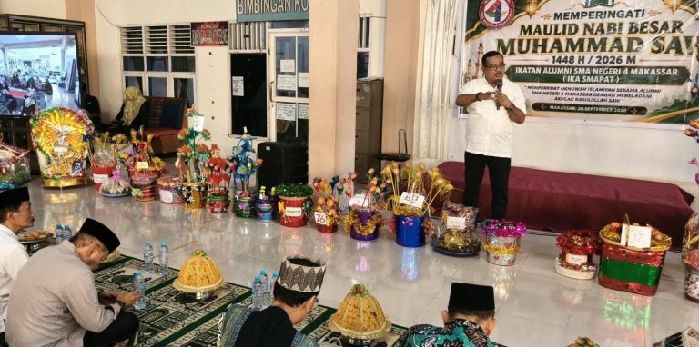 Pererat Ukhuwah Lintas Generasi, IKA SMAPAT Makassar Gelar Peringatan Maulid Nabi 1448 H