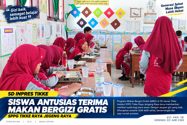 Potret Penerima Manfaat MBG di SD Inpres Tikke, Program Gizi Hadir di Tengah Aktivitas Belajar Siswa