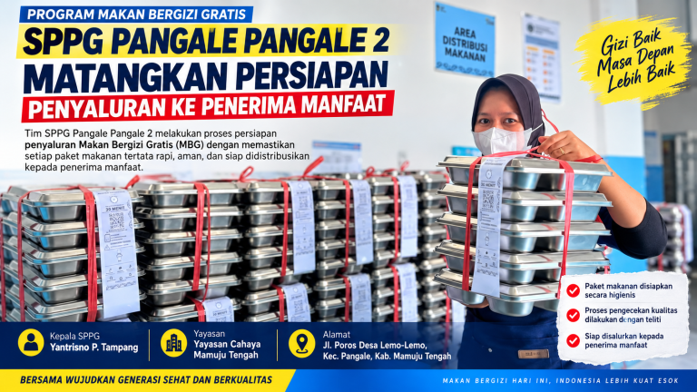 SPPG Pangale Pangale 2 Matangkan Persiapan Penyaluran Makan Bergizi bagi Penerima Manfaat