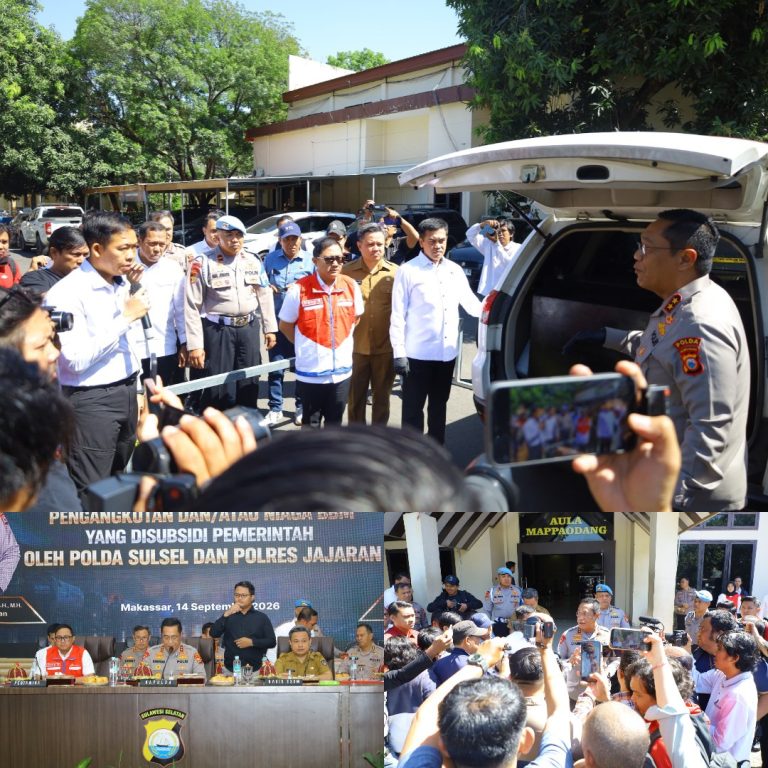 Polda Sulsel Gelar Konferensi Pers Penegakan Hukum Penyalahgunaan BBM Bersubsidi