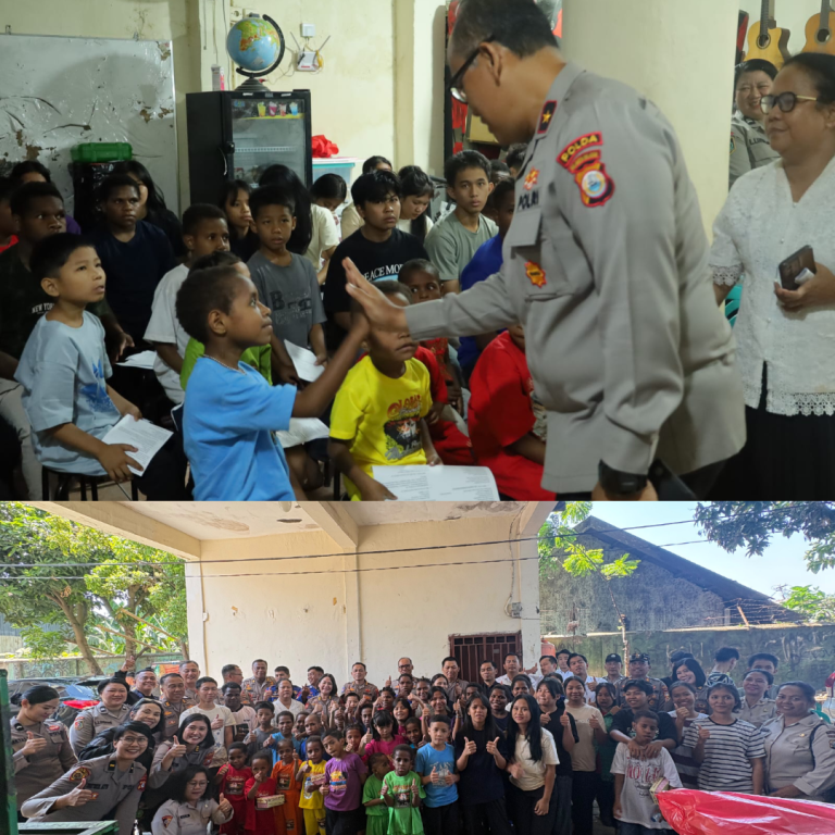 Persekutuan Oikumene Polda Sulsel Berbagi Kasih dan Sukacita di Panti Asuhan Titipan Kasih