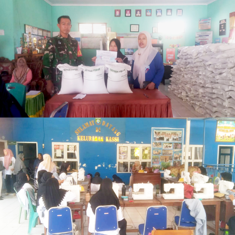 Babinsa dan Lurah Balleangin Dampingi Penyaluran Bantuan Ketahanan Pangan Bulog, Perkuat Ketahanan Pangan Masyarakat
