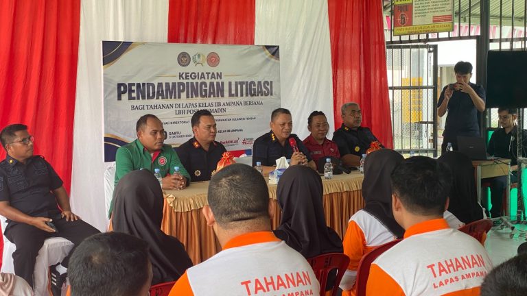 Lapas Ampana Fasilitasi Bantuan Hukum Gratis Tahanan Titipan