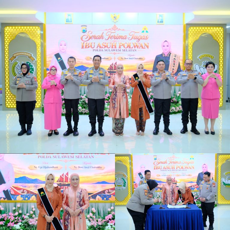 Ny. Dewi Awal Chairuddin Resmi Emban Amanah sebagai Ibu Asuh Polwan Polda Sulsel